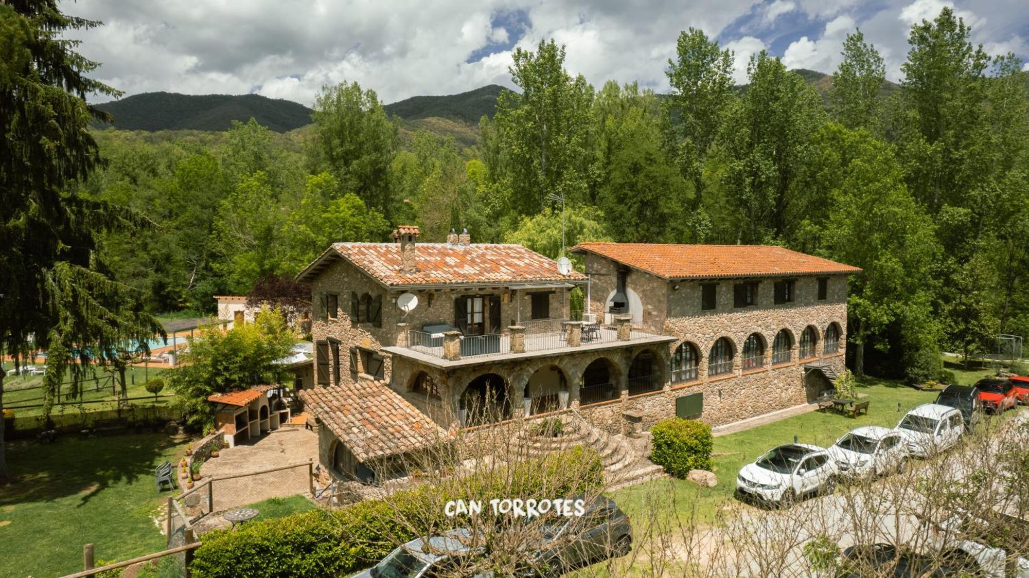 Can Torrotes La Vall de Bianya Exterior foto